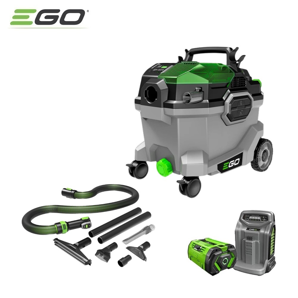 EGO 이고파워 충전 건습식 진공청소기 WDV0900 34L 56v 세트 베어툴, 화이트, 베어툴(본체)+배터리(10Ah)1개+충전기 1,275,000원