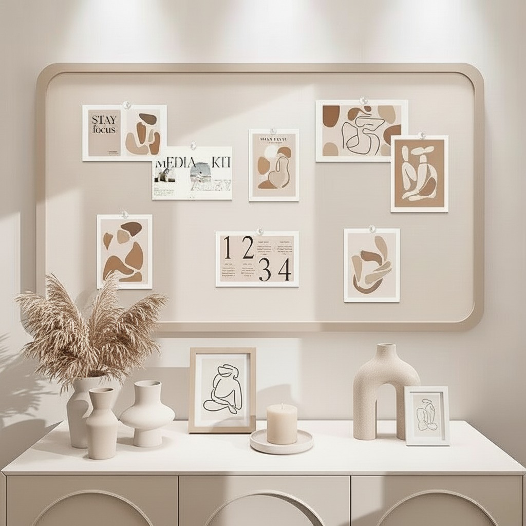 데이엘라 무타공 부착식 펠트보드 대형 게시판 알림판 학교 어린이집 사무실 26,280원