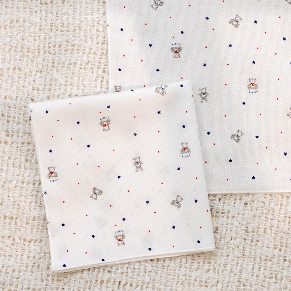 리에또베이비 신생아 무형광 순면 엠보 가제 손수건 10매 12,400원