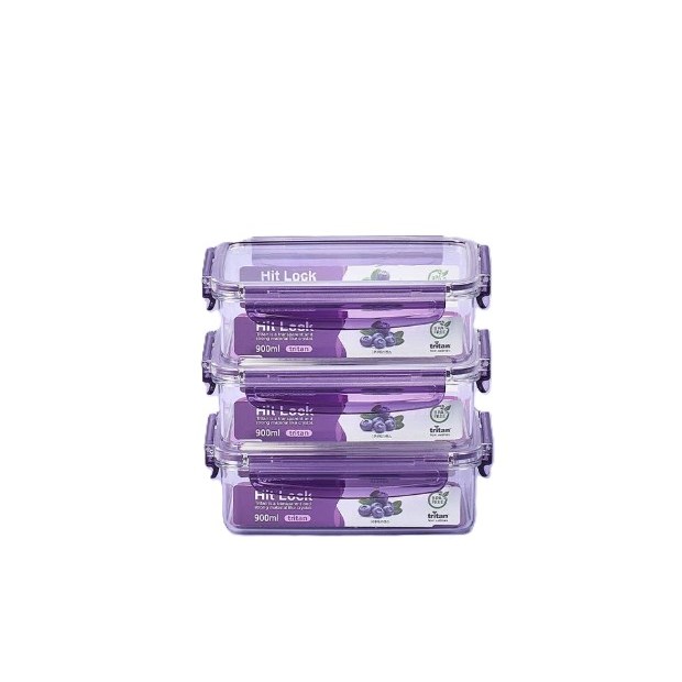 에코센스 히트락 올트라이탄 밀폐용기 직사각 900ml, 3개 42,900원