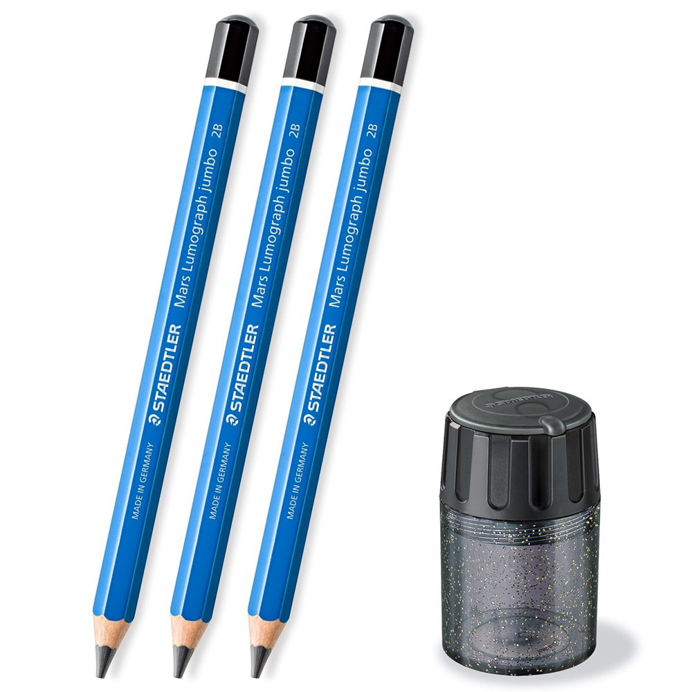 스테들러 점보 100J 2B (연필3+2홀 연필깎이1) 10,580원