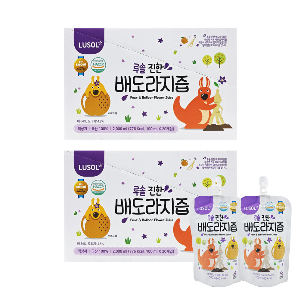 루솔이 만든 진한 배도라지즙 선물세트 35,380원