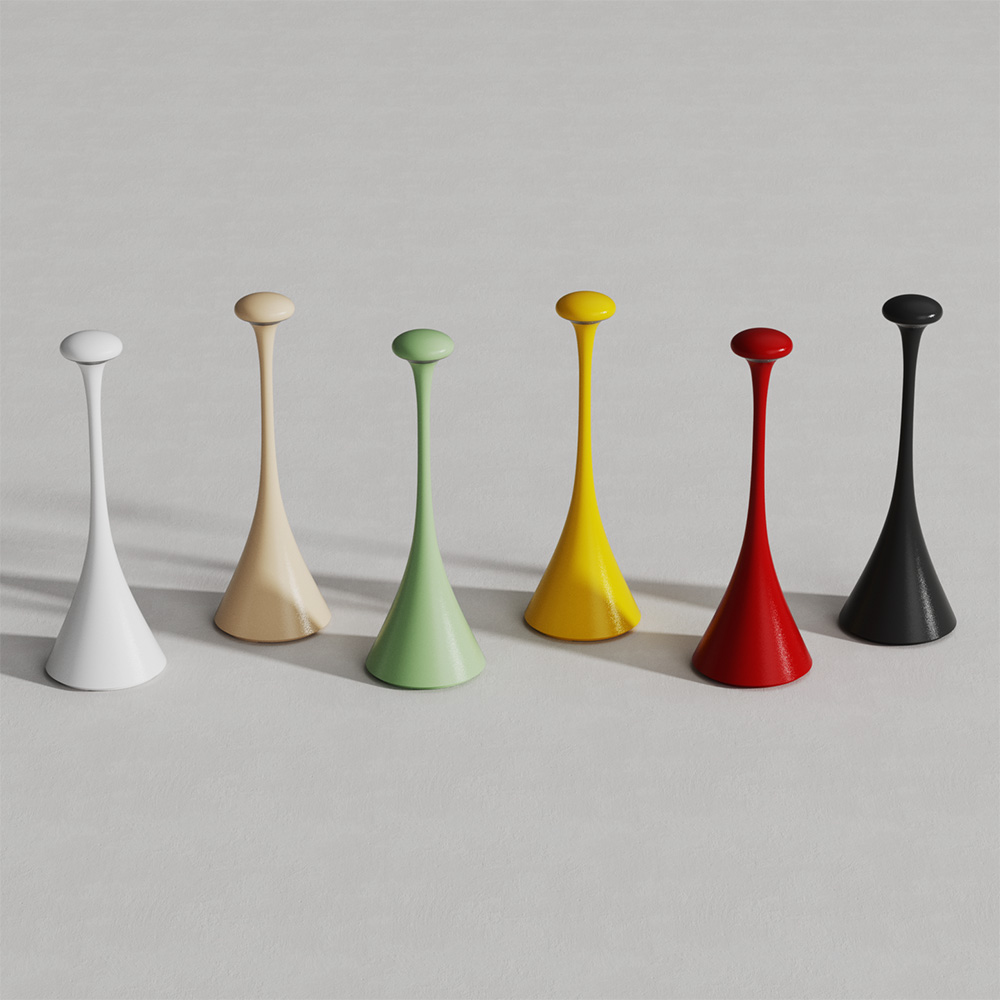 UBIQUA PINUP MAXI 유비콰 무드등 인테리어 조명 LED 충전식 포터블 테이블 램프 디밍, 시그널 블랙 322502 160,000원