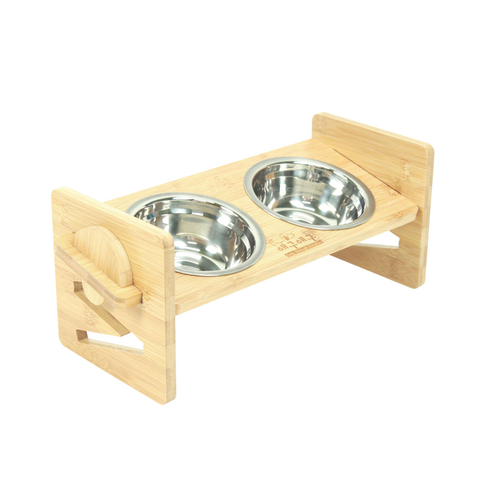 애구애구 반려동물 지그재그 높이 조절 식기, 1개 9,900원