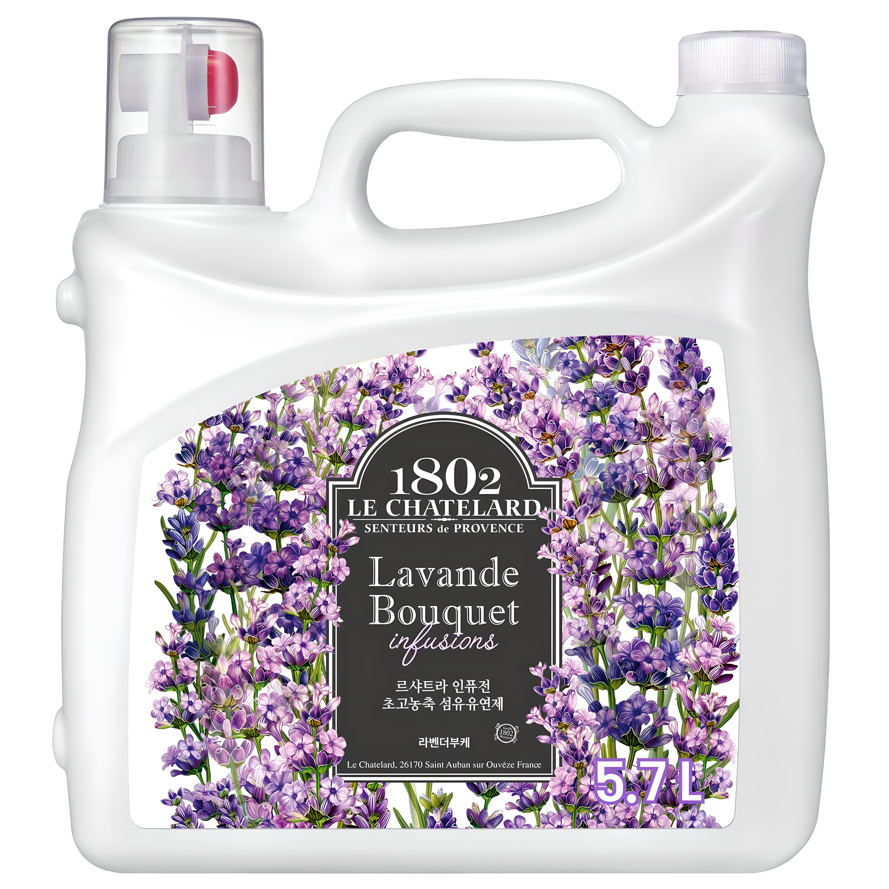 르샤트라1802 인퓨전 초고농축 섬유유연제 라벤더부케향 본품, 5.7L, 1개 20,580원