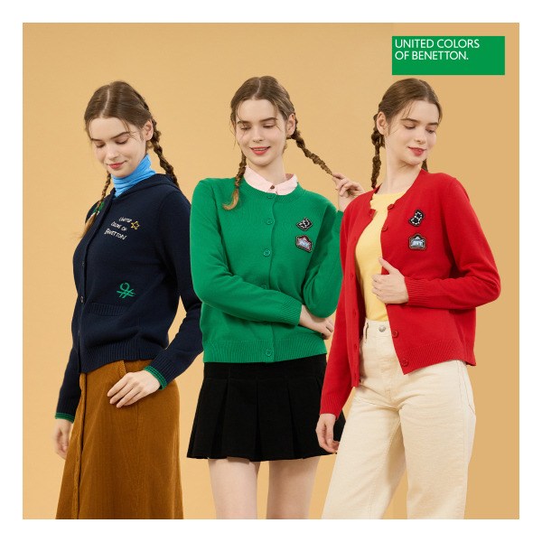 [베네통스포츠] () 25FW 여성 니트 가디건 2종 120,840원