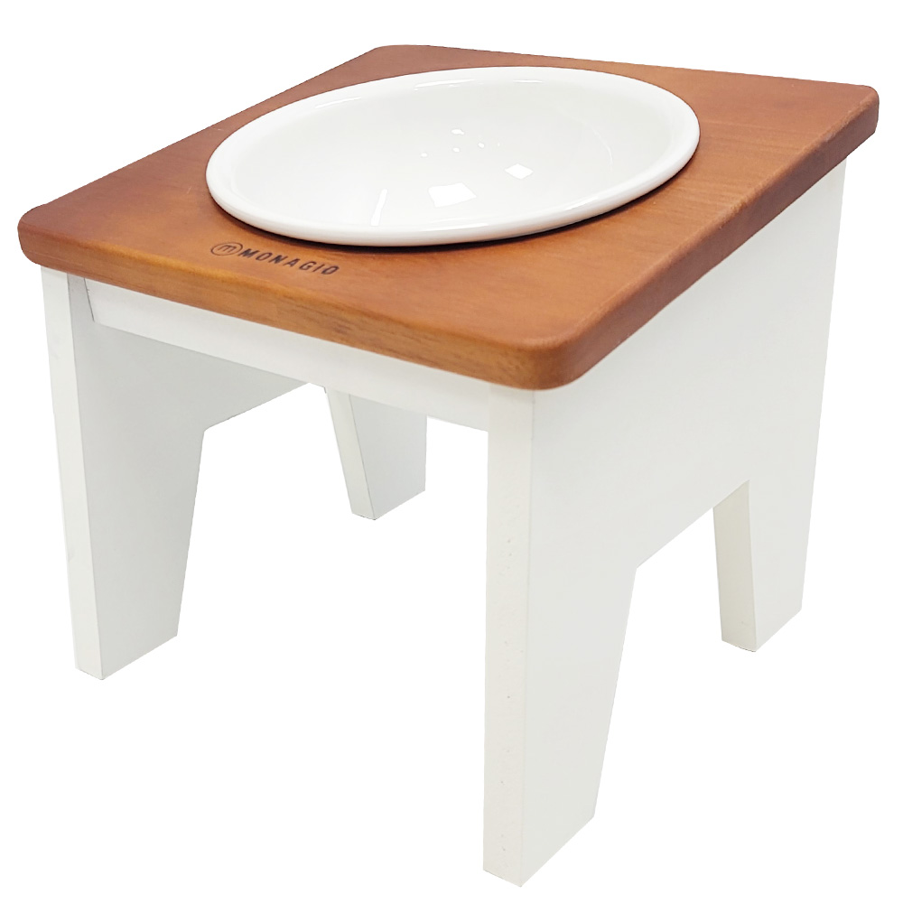 모나지오 반려동물 중대형견 네츄럴 원목 식기 멜라민 1구 25,900원