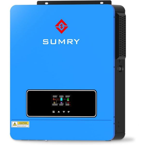 SUMRY 3600W 태양광 인버터 충전기 120A MPPT 컨트롤러가 내장된 DC 24V-AC 110V 하이브리드 인버터 순수 사인파 PV 전력 변환기 배터리 없는 배터리 또 867,100원