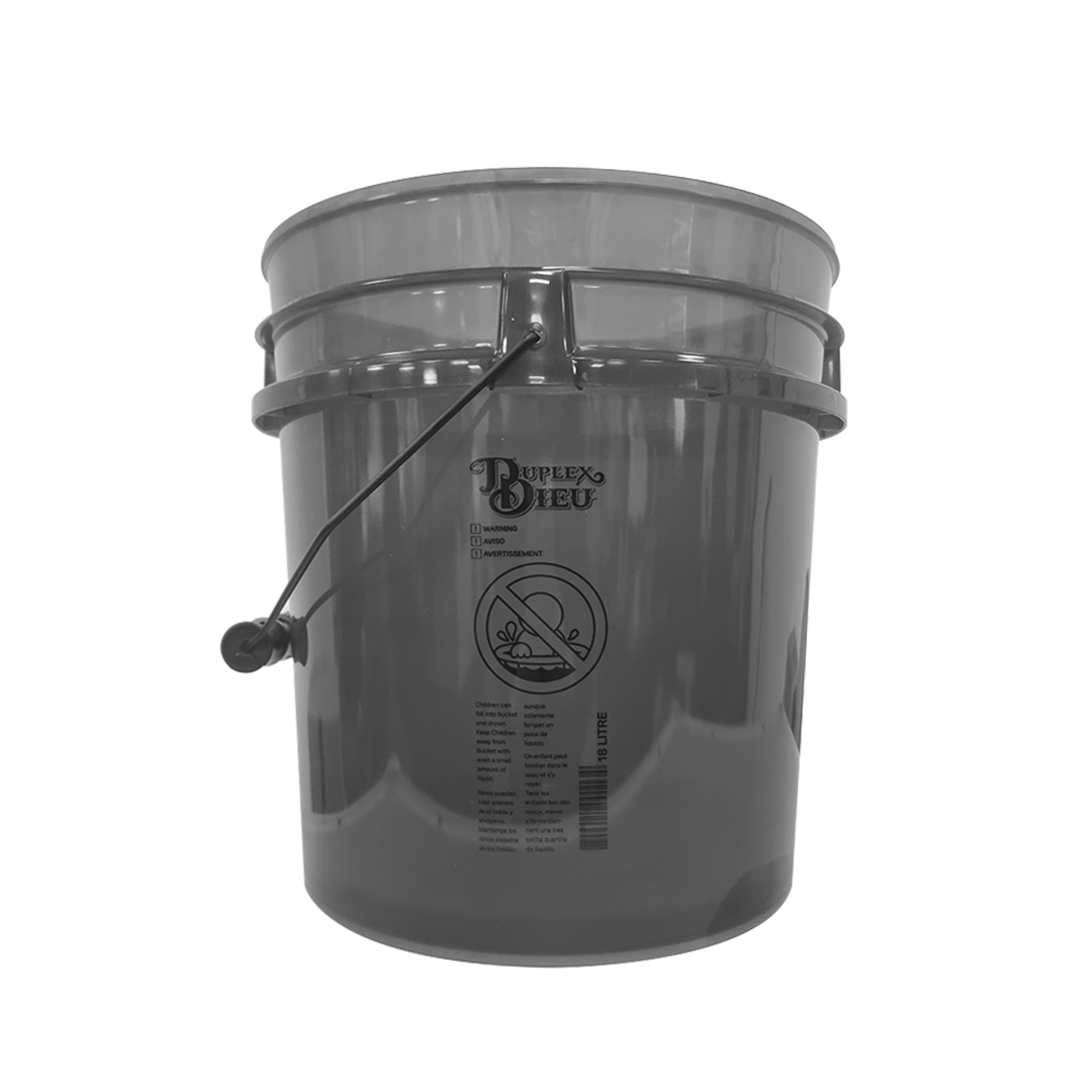 듀플렉스 듀 세차 버킷 투명 블랙 18L, 현재가 9,000원