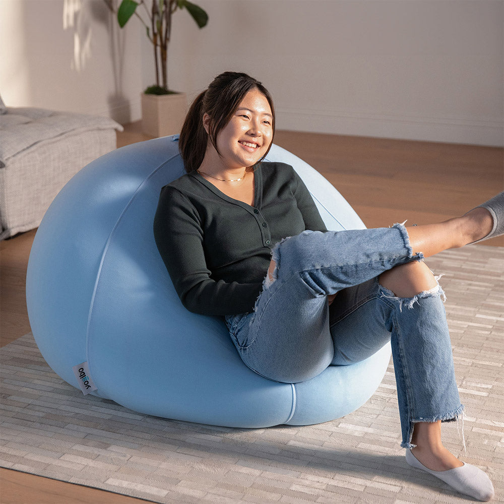 [요기보 공식몰] 드롭 프리미엄 1인용 좌식 빈백 소파 FUBPM107, Olive Green / 올리브 그린 469,000원