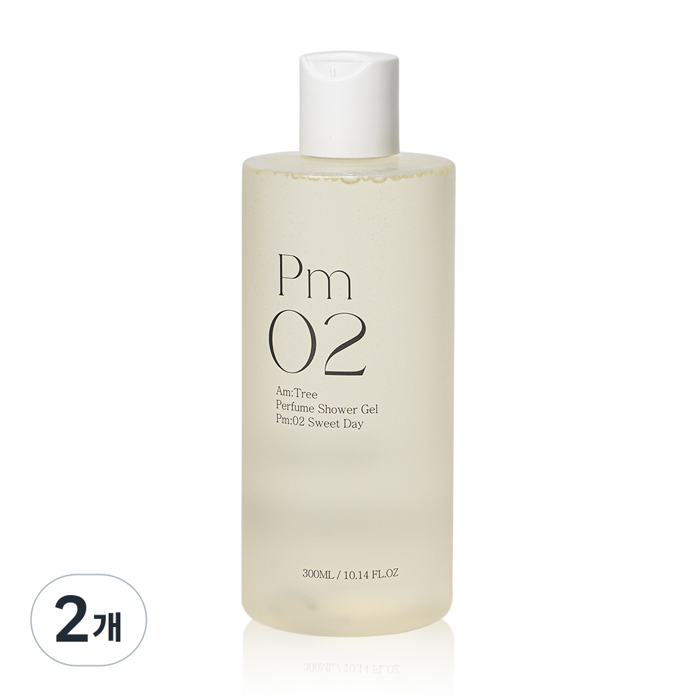에이엠트리 저자극 퍼퓸 바디워시 Pm02 스위트데이 과일향+전용 펌프 제공, 2개, 300ml 33,000원