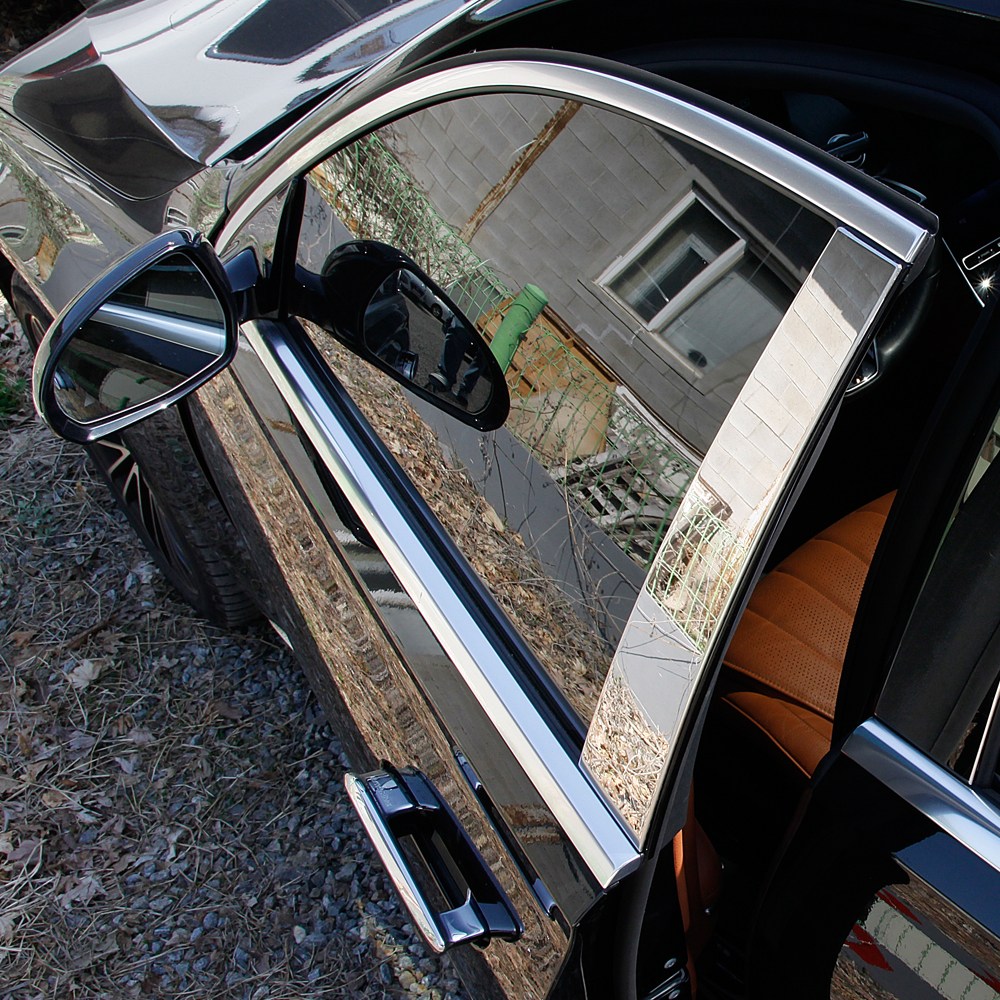 벤츠 S클래스 B필러 크롬 몰딩 2013년이후 튜닝 호환 용품 97,000원