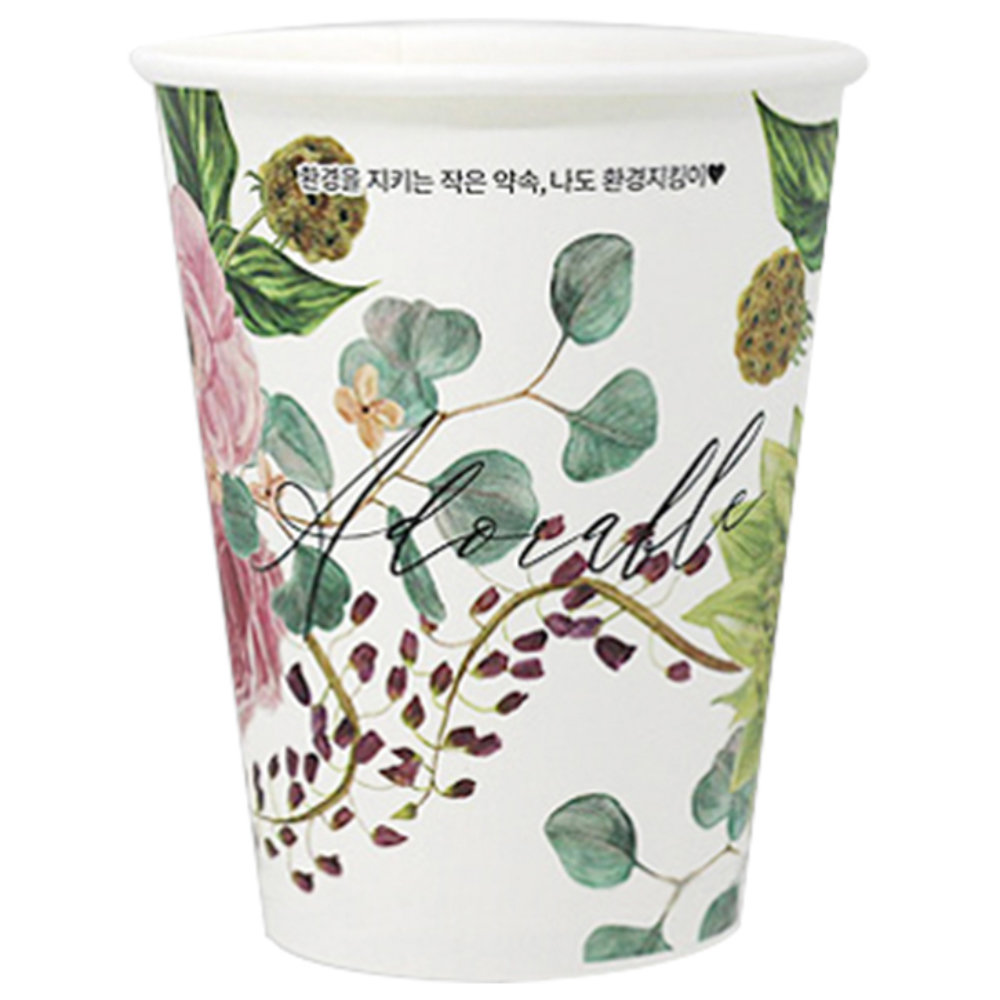 L 친환경종이컵 8온스 어도러블, 1개, 1000개 51,910원