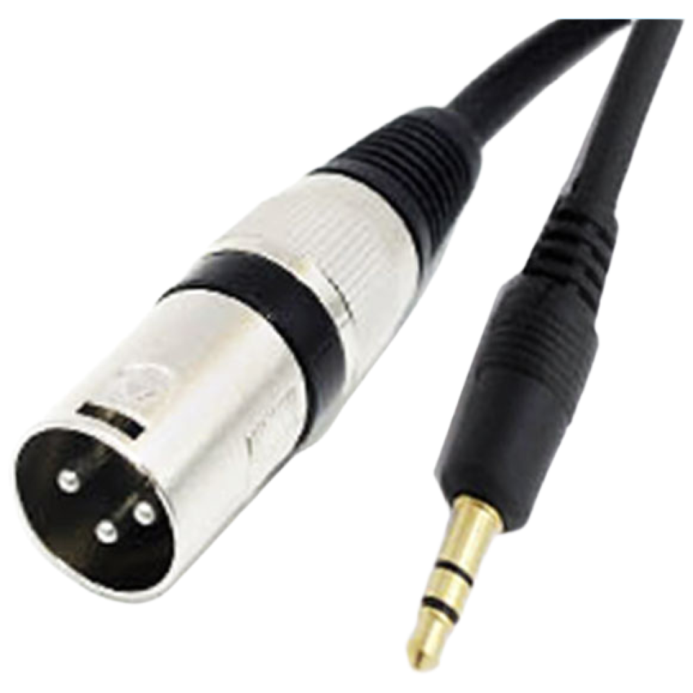 캐논 XLR(수) - 스테레오3.5(수) 마이크 케이블 XLR to 3.5 캐논 수-스테레오3.5 수 마이크 변환 케이블 12,800원