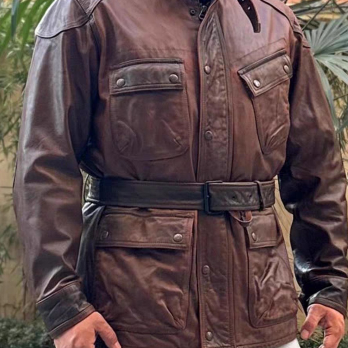 빈티지 차심 소가죽 필드 레이서 자켓 (Tea-Core Cowhide Field Racer) 382,000원