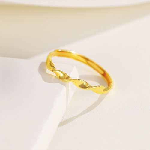 Ramlove 18K 반지 김여사 반지,트렌디 여성 골드 도금 반지 HAR022 69,800원