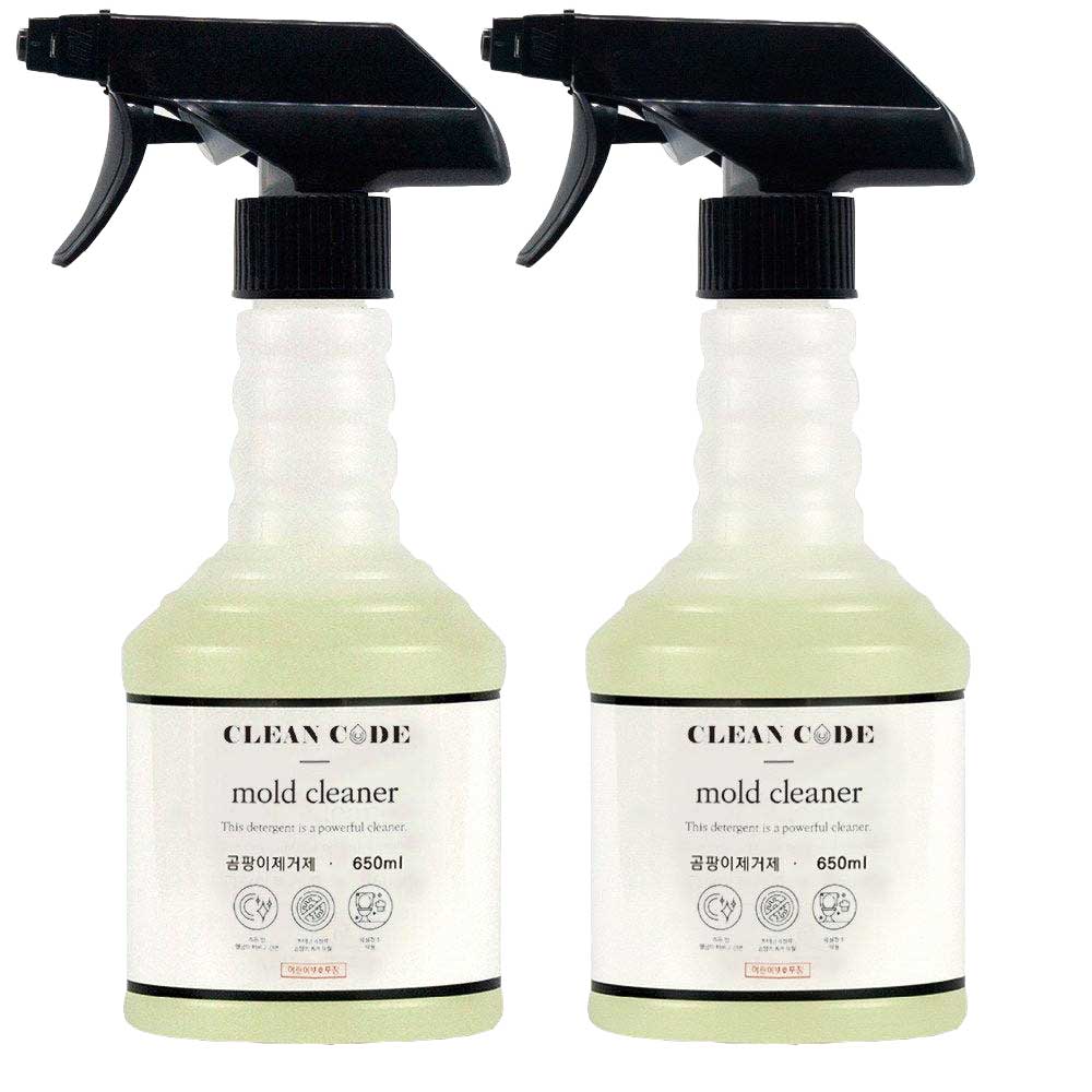 클린코드 초강력 곰팡이제거제 벽 벽지 화장실 베란다 실리콘 창틀 욕실 결로, 2개, 650ml 15,880원