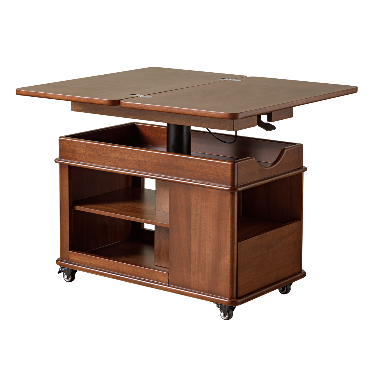 노을우드 공간활용 커피테이블 고급진 접이식 수납테이블 가구 탁자 원목가구 수납 보조 미니 357,000원