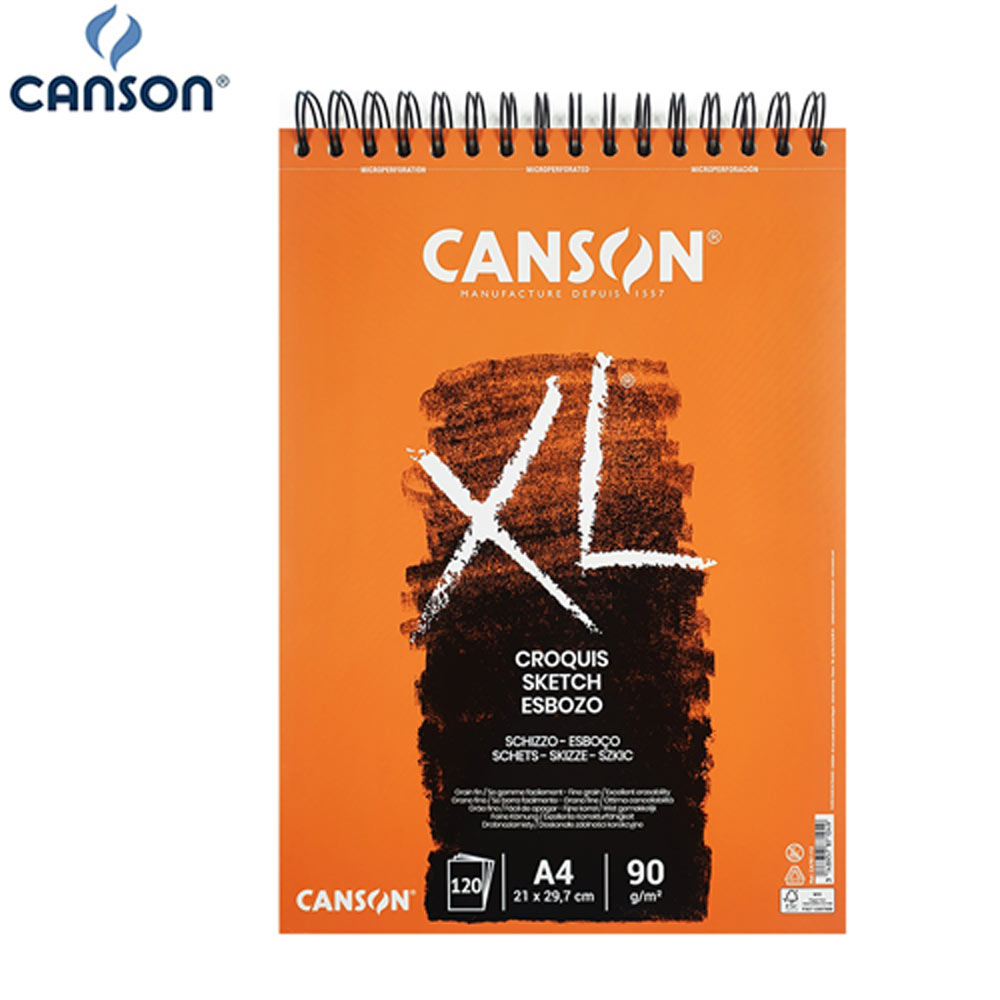 CANSON 캔손 XL 크로키북 90g 스프링패드 A4 120매 210x297mm 12,210원