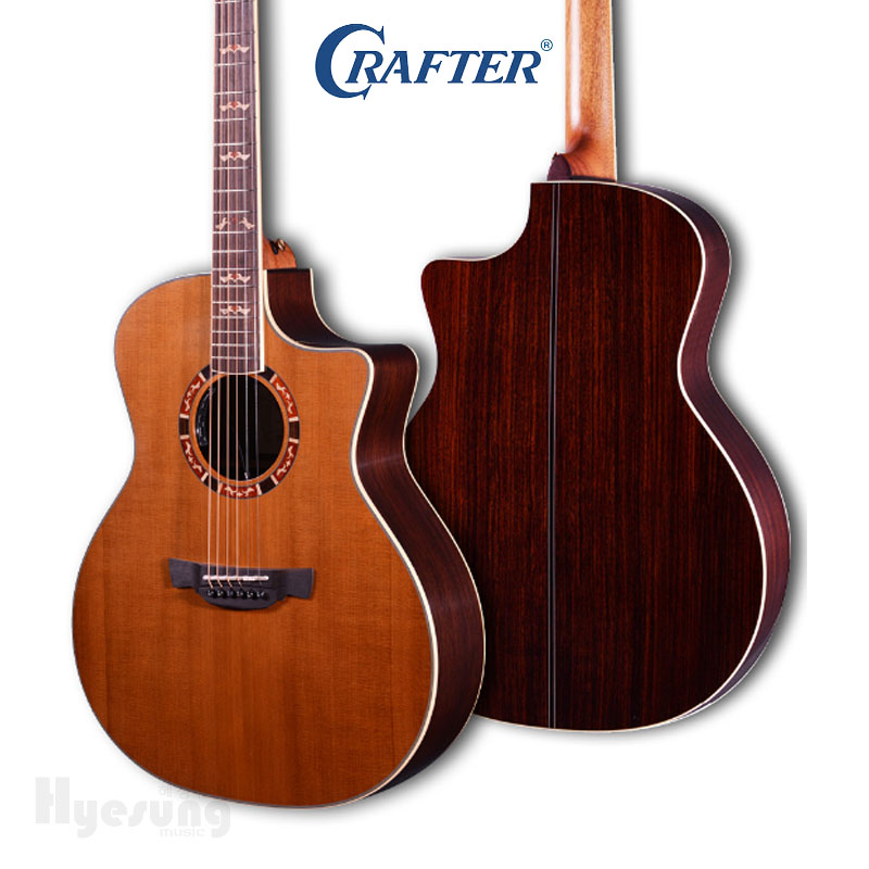 크래프터 통기타 GODINUS VVS 갓인어스 GA바디 탑솔리드 컷어웨이 픽업장착 풀구성품, 1개 736,550원