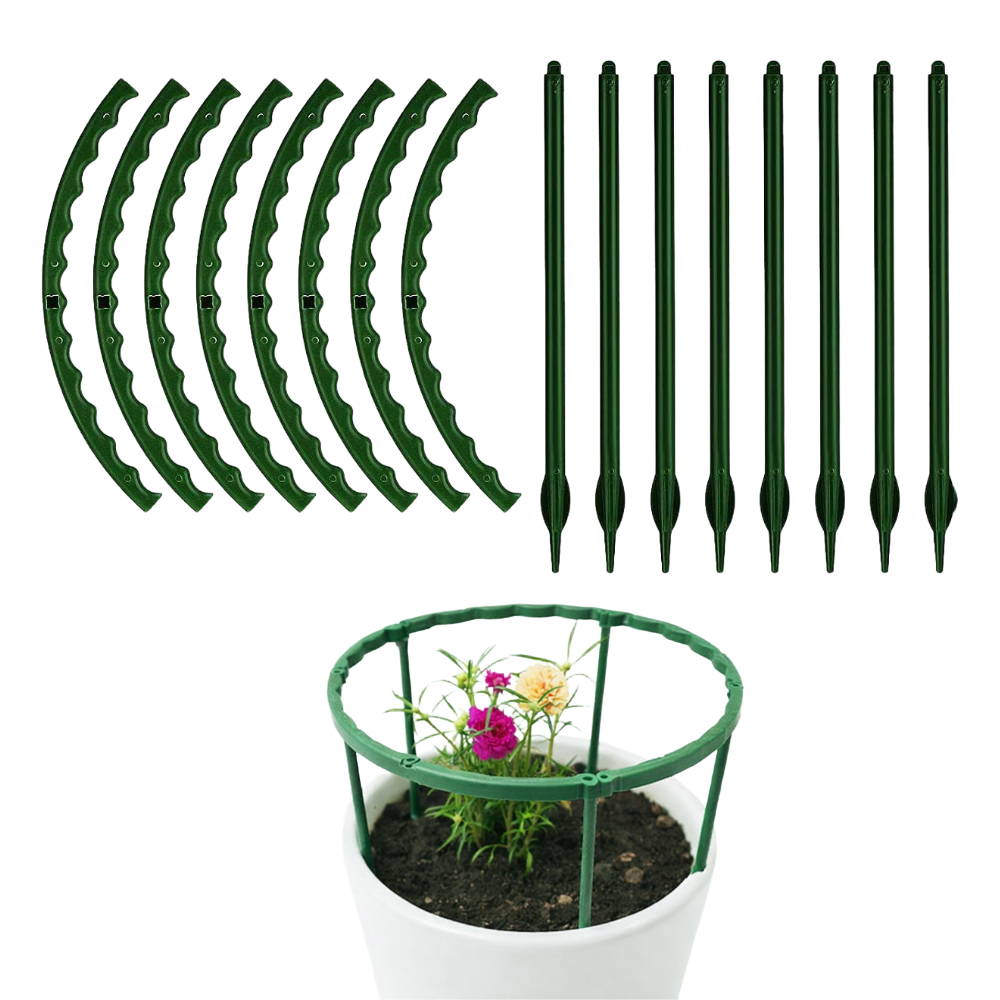 유틸리티룸 조립식 화분 식물 지지대 원형, 8개 7,600원