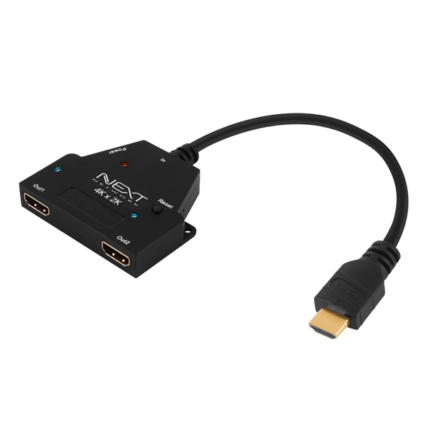 넥스트유 4K HDMI 2포트 분배기 케이블 15,700원