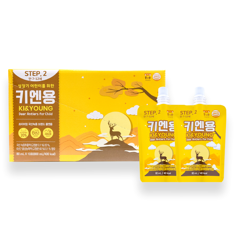 몸엔용 키엔용 유아 건강식품, 10개, 80ml 32,000원