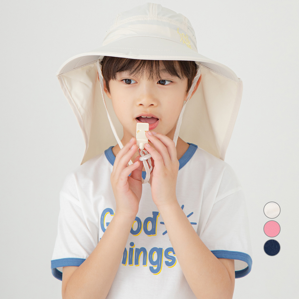 롤리트리 자외선차단 호루라기 와이드 플랩캡 (호루라기 증정) 13,900원