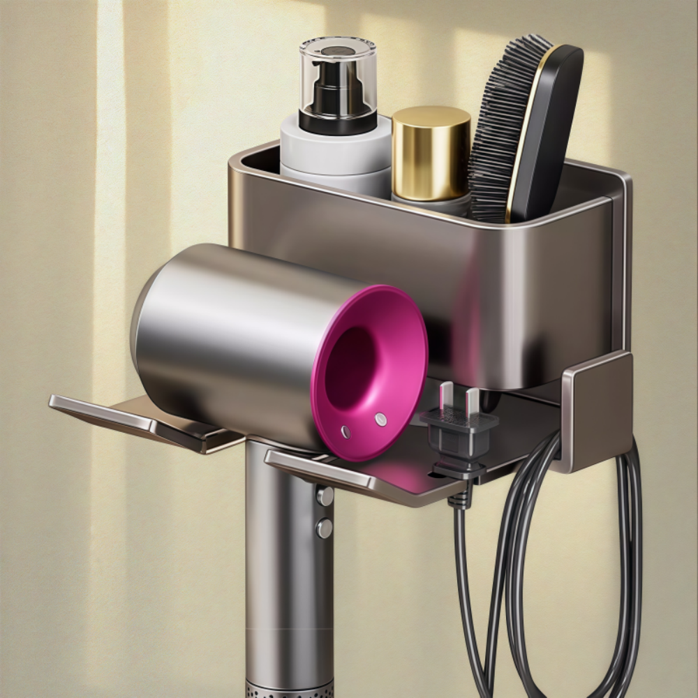 아이코지 무타공 수납형 드라이기 거치대 9,500원