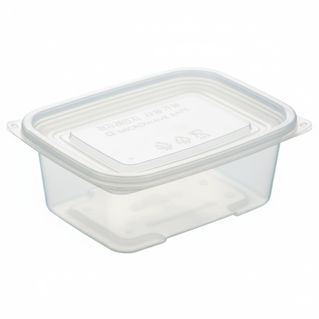 버디팩 죽/반찬/도시락 밀폐 사각 용기 800ml (투명, 밀프렙, 전자렌지OK), 1개, 50세트 18,900원