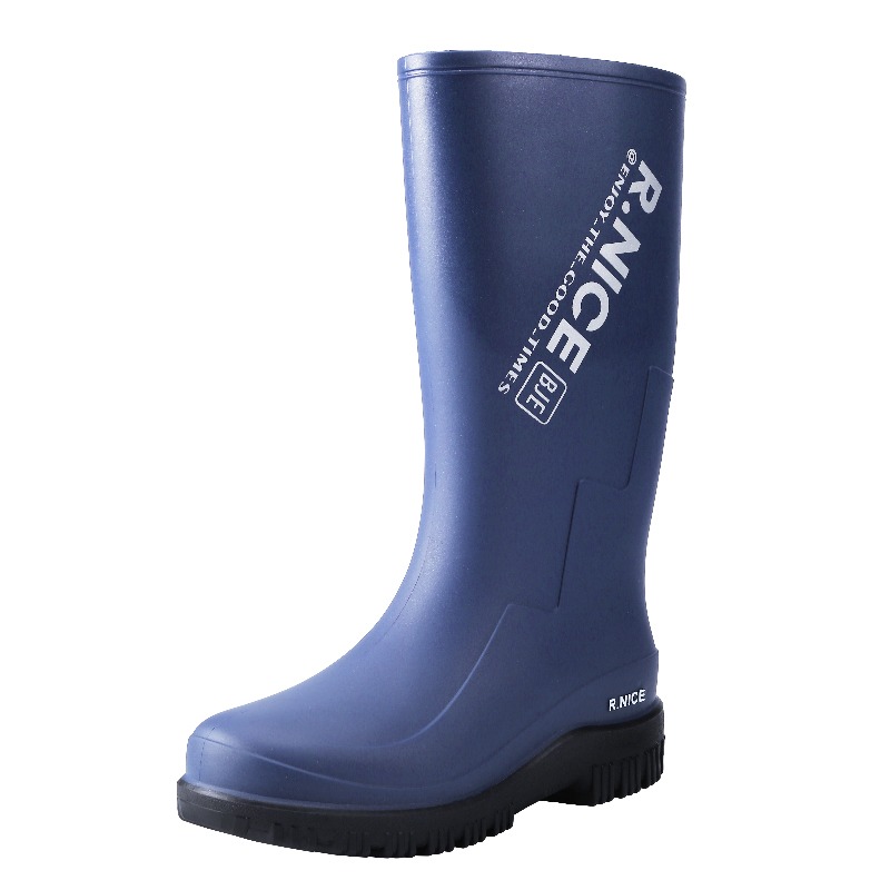 TIMEPURE 남성용 방수 장화 미끄럼방지 레인부츠 하이컷 낚시 배달 라이더 전용 작업화 26,800원