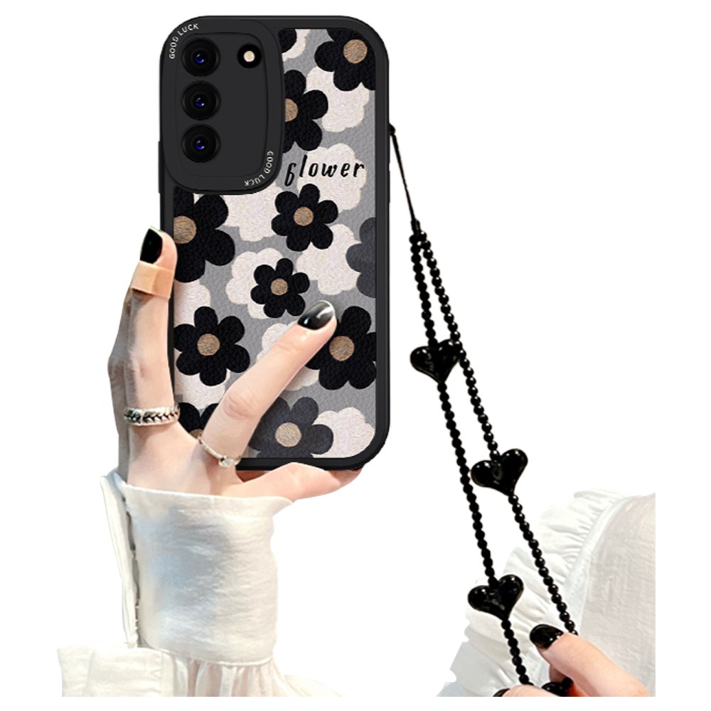 럭스폰 갤럭시 플라워 지문 방지 하트 스트랩 명품 케이스 15,800원