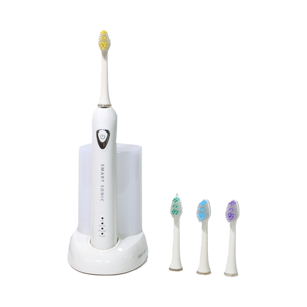 스마트소닉 5000 충전살균형 음파칫솔 칫솔핸들 화이트 + 충전 살균기 + 칫솔모 4p 45,970원