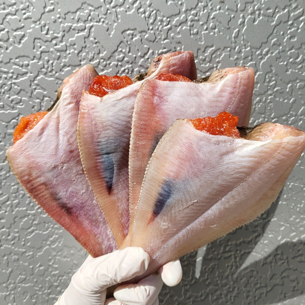 [산지직송] 동해안 반건조 참가자미 자연해풍 가자미, 1개, 반건조 참가자미 3kg 내외 (특대/12미) 96,900원