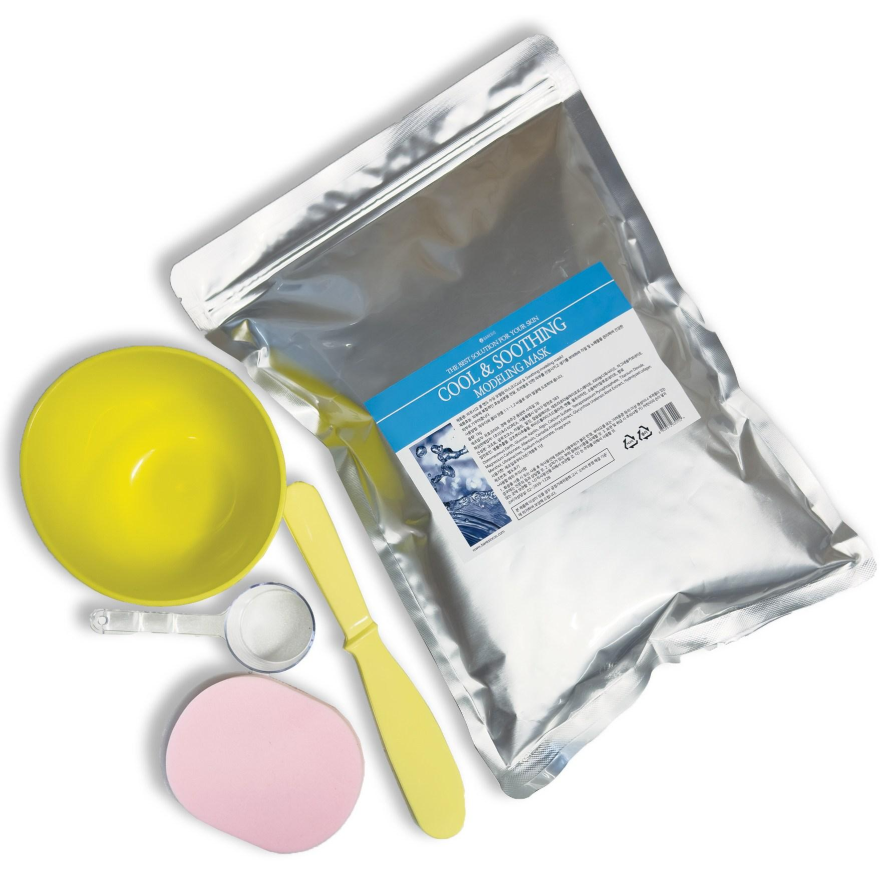 쿨링 수딩 모델링팩 1kg + 팩도구 4종 세트, 1개, 1개입 29,900원