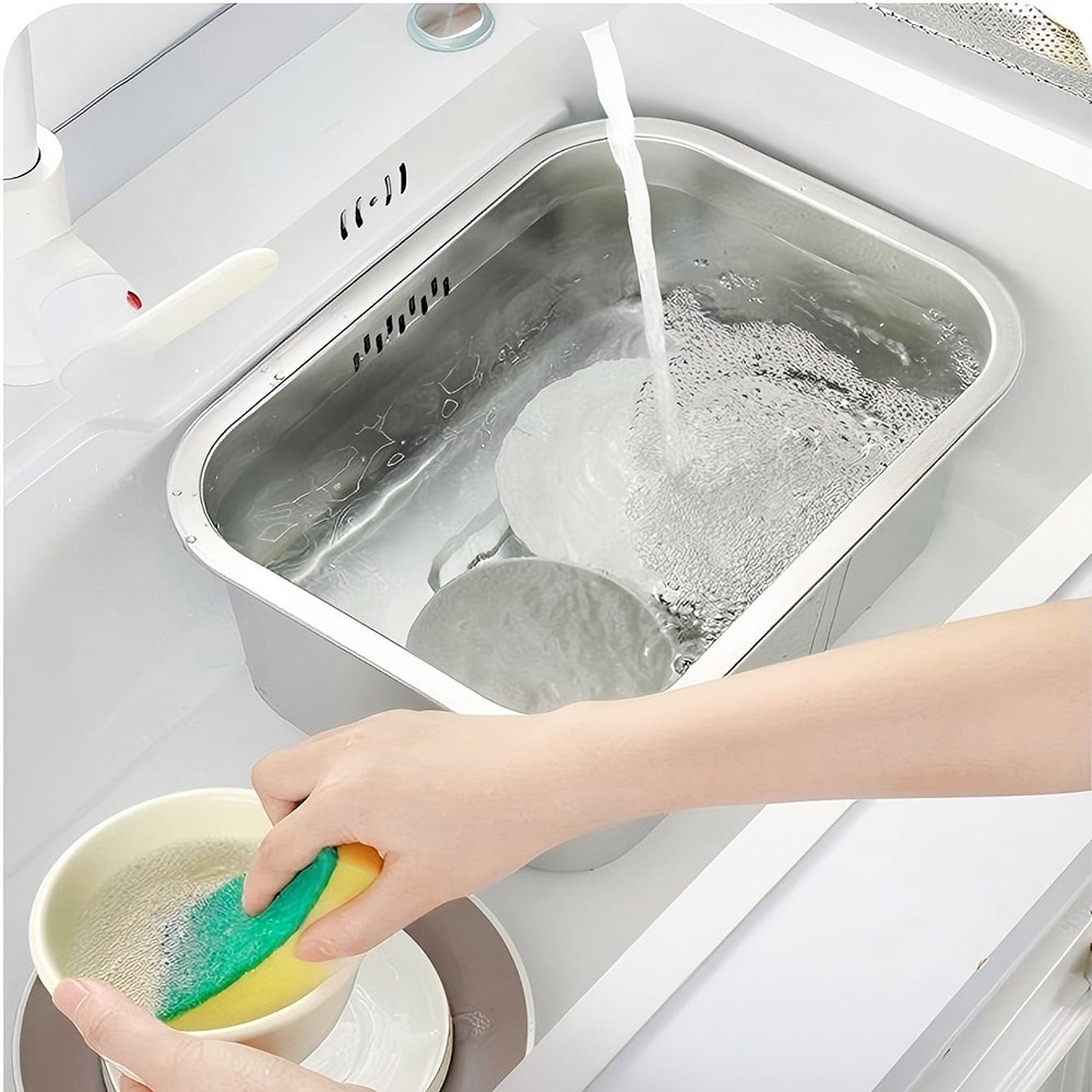 BangPang 가정용 연마제 없는 스테인레스 사각 설거지통 10L 12,510원