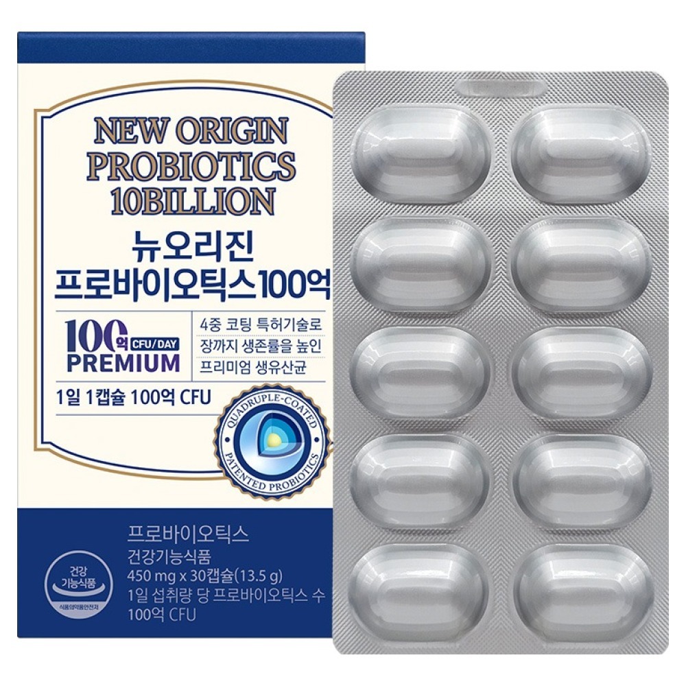 유한건강생활 프로바이오틱스 100억 유산균, 30정, 1개 14,340원