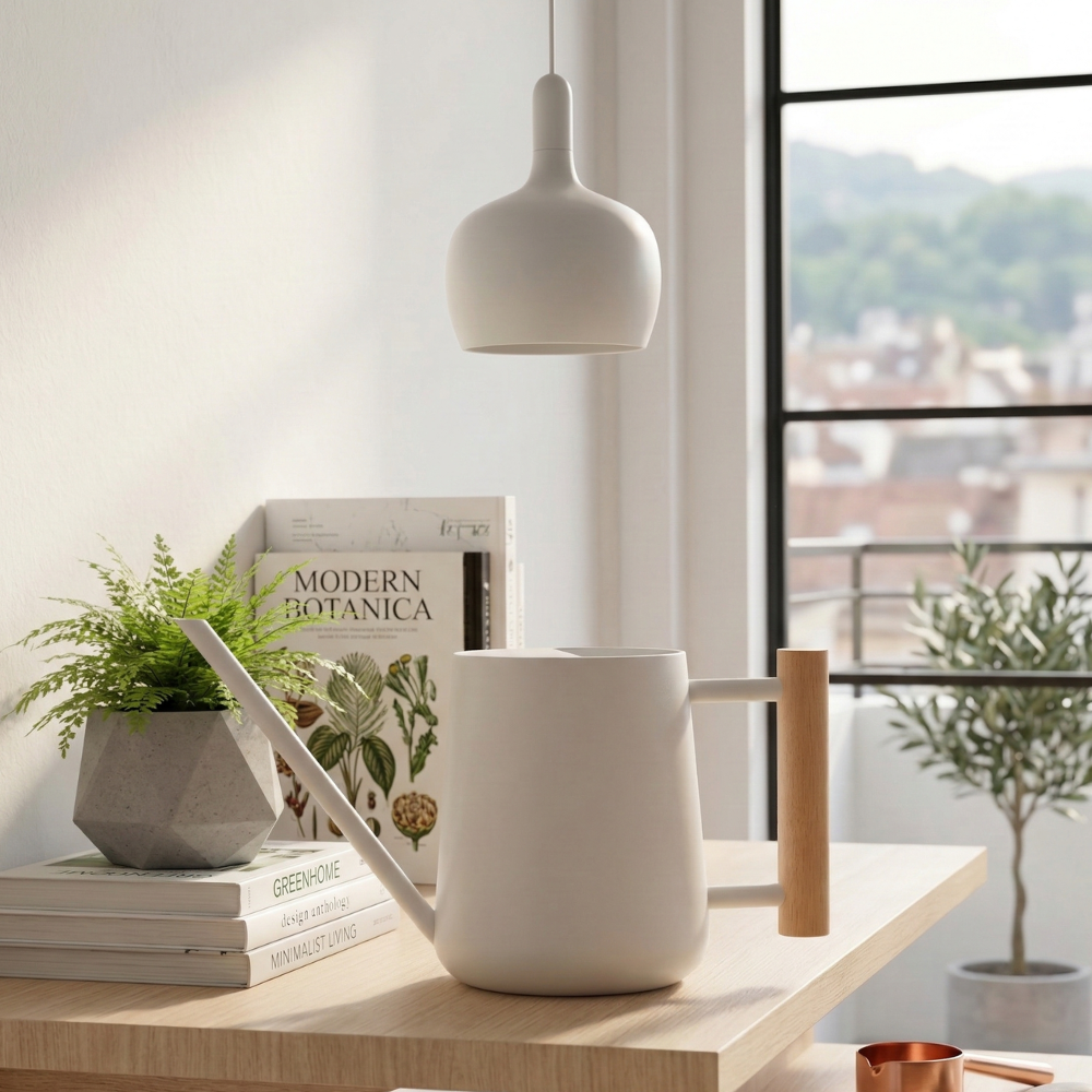 트루리버 북유럽 스텐 롱노즈 미니 물조리개 1L, 퓨어 화이트, 1개 39,800원