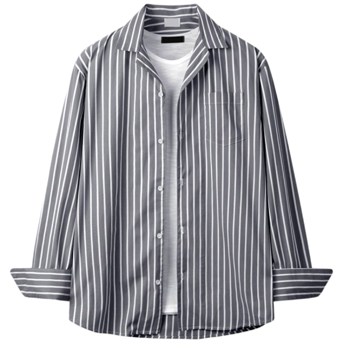 해리슨 남성용 스트라이프 오픈 카라 셔츠 JIM1130 17,800원