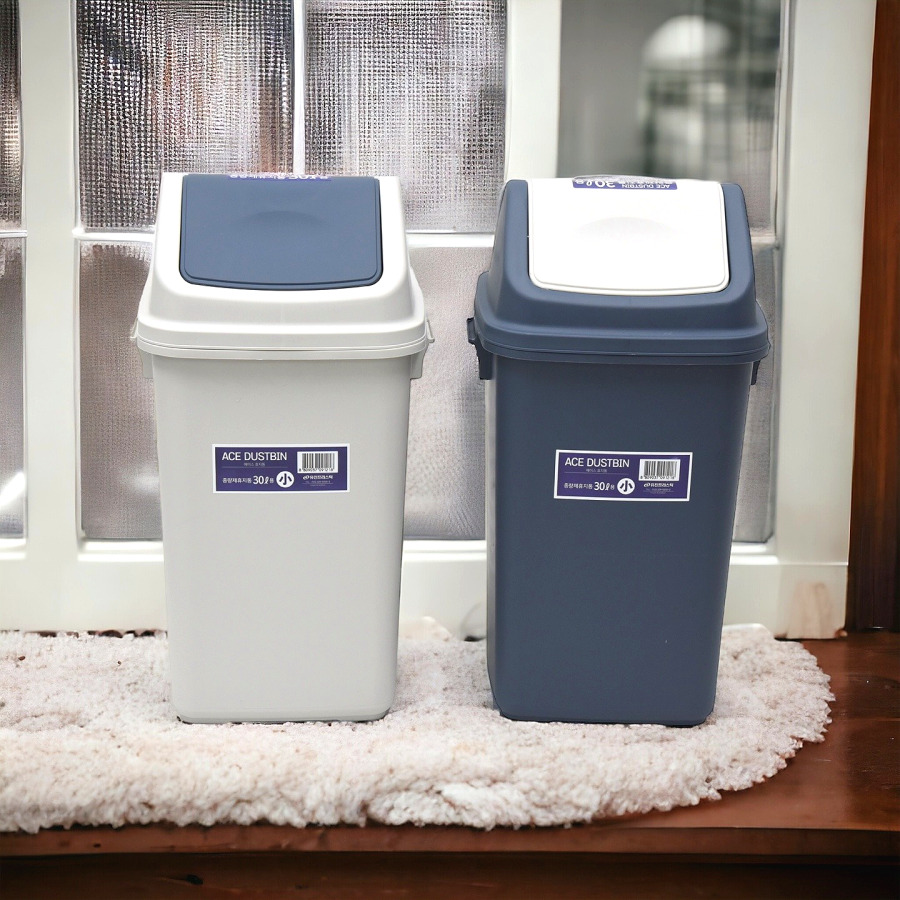 유진 에이스 사각휴지통 종량제 30L용 40L용 50L용 사무실용 가정용 업소용, 그레이, 1개 15,650원