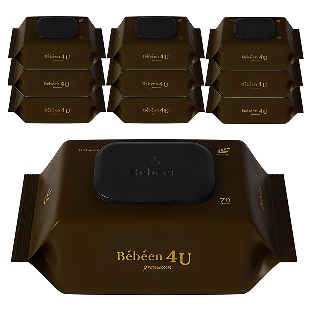 베베앙 포유 프리미엄 유아물티슈 캡형, 75g, 70개입, 10개 15,900원