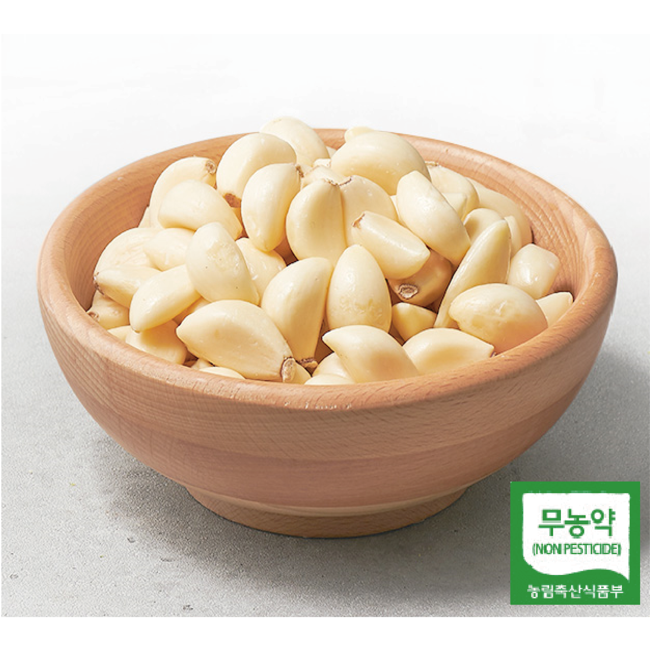 25년 무농약 깐마늘 알싸함이 가득한 친환경 깐마늘 (중/대) 1kg,3kg 18,200원