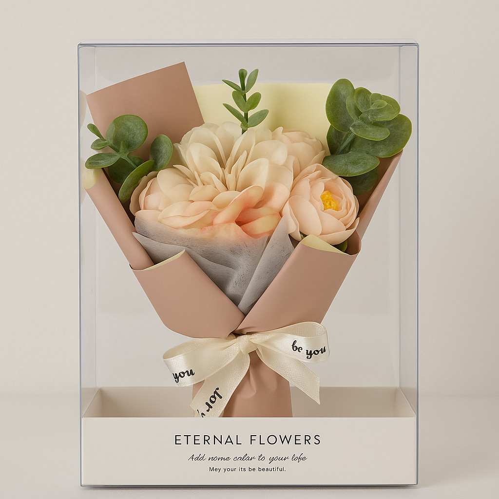 에이치앤아이 조화 장미 납골당 성묘 미니 꽃다발 투명케이스 포함 9,500원