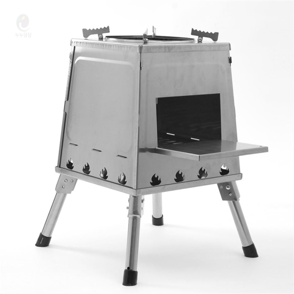 해피캠핑 접이식 화목난로(35x47cm) (실버) 우드스토브 144,150원