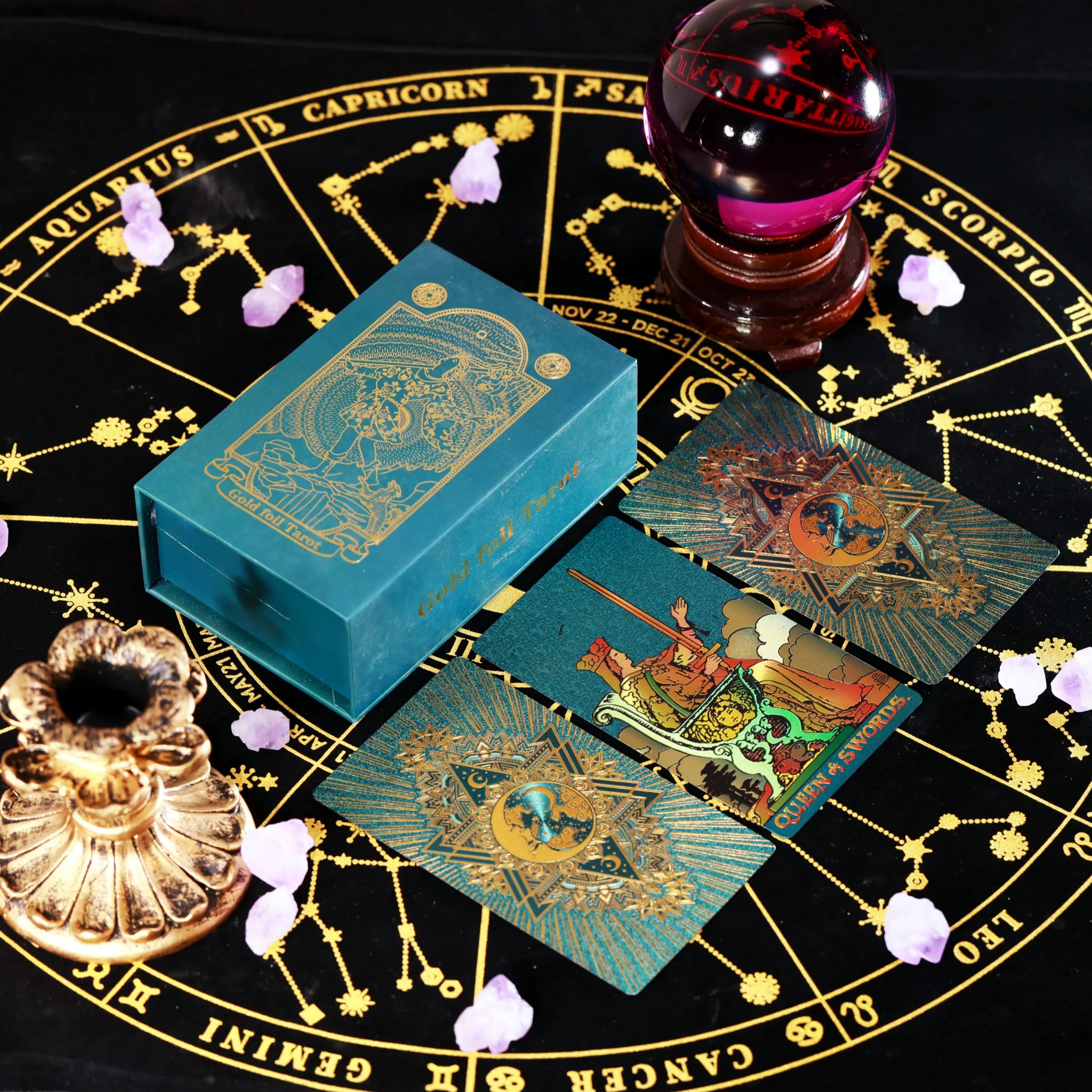 라이더 웨이트 타로카드 유니버셜 특별판 금박 디자인 +설명서, 1개 27,800원