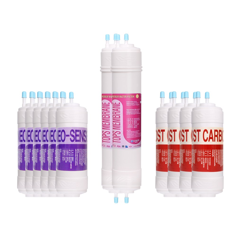 필터탑스 프리미엄 정수기 필터세트 코웨이 한뼘시루 직수정수기 CHP-8300R CP-8300R 호환용, 1세트, 2년관리세트 159,900원