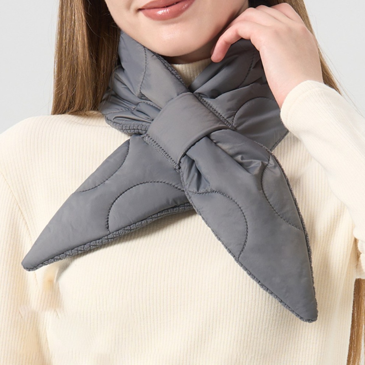 [인사이드몰] 땡처리특가 패딩목도리 패딩머플러 쁘띠 숏 넥워머 방한 겨울 경량 티볼 머플러 보온 11,900원