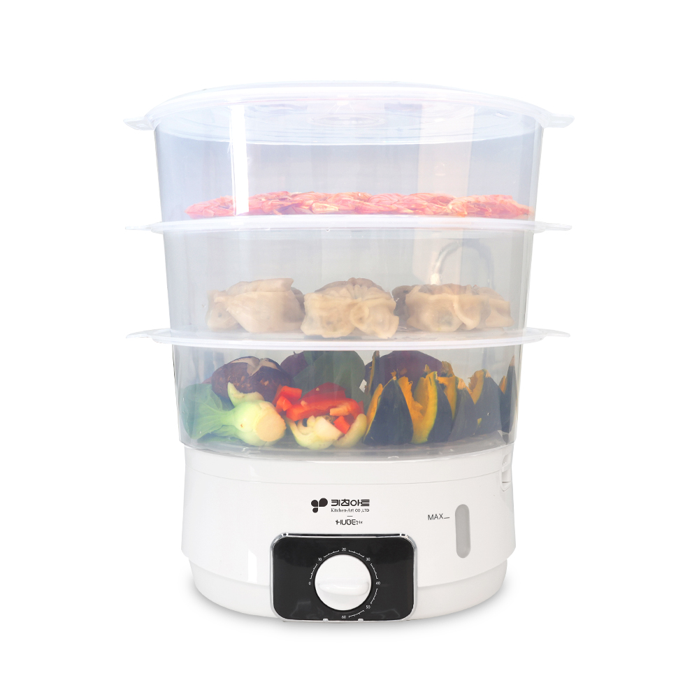 키친아트 허브 3단 스팀 전기찜기 33,900원