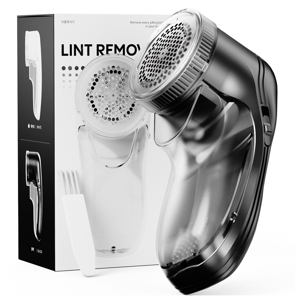 누아트 강력한 6중날 세탁소용 만능 무선 보풀제거기, 단일상품(건전지형), 블랙 7,900원