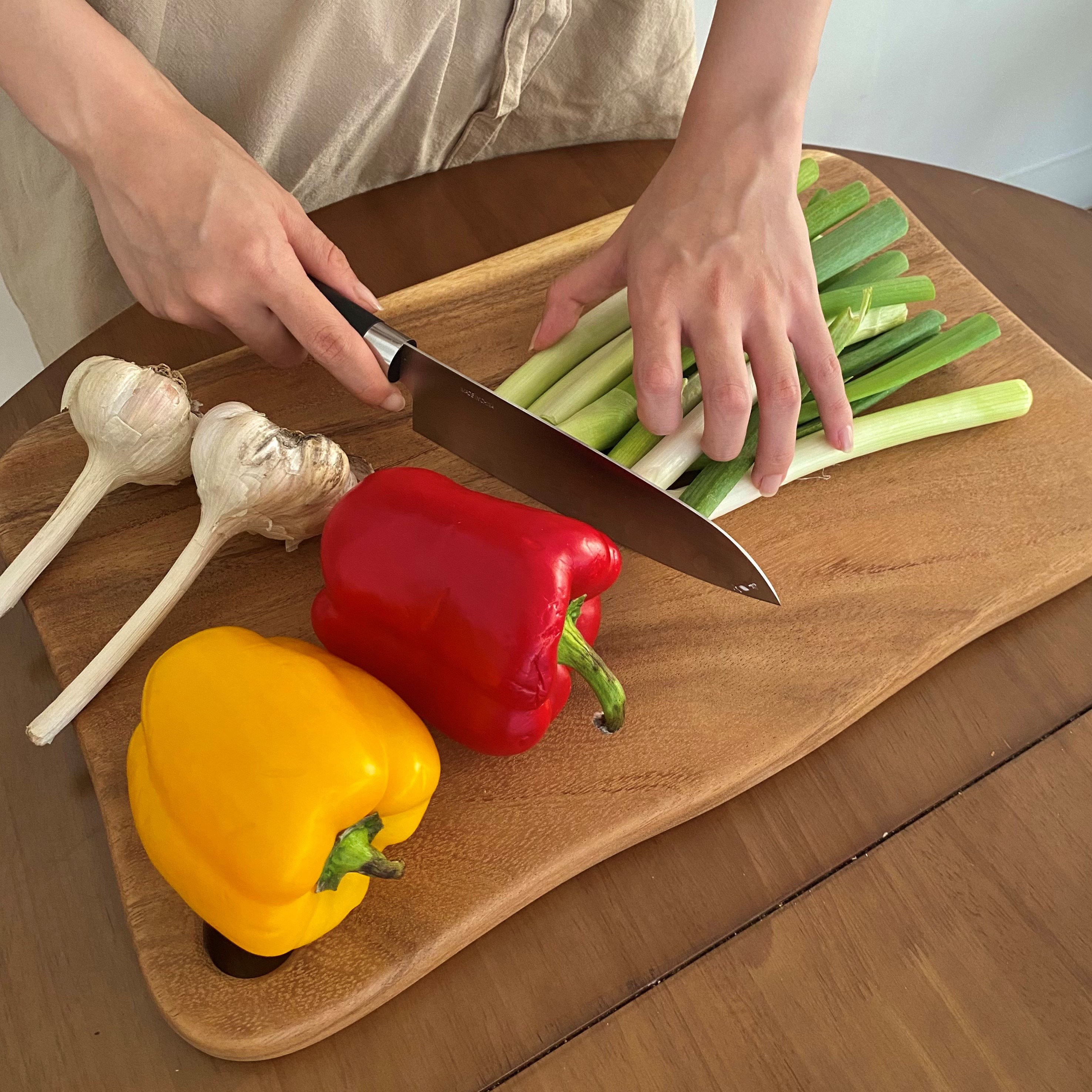 (평생 A/S, 무료각인) 빈체로 최고급 통원목 플레이팅 도마 핸들/사각 1p, 1개 37,070원